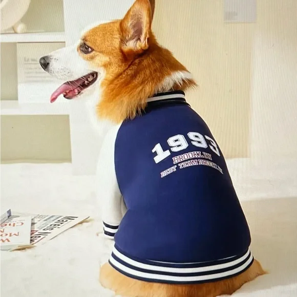 NWT adorable pet varsity look sweatshirt, size small - Picture 4 of 7